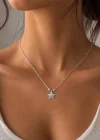 Gümüş Renk Yıldız Figürlü Kolye
