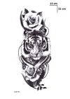 Kaplan Dövme Geçici Tattoo