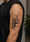 Kaplan Dövme Geçici Tattoo