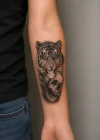 Kaplan Dövme Geçici Tattoo