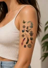 Karışık Dövme Geçici Tattoo