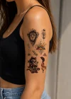 Karışık Dövme Geçici Tattoo