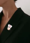 Karışık Renk Hemşire Figürlü Broş