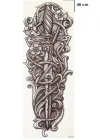 Kılıç Kol Dövme Geçici Tattoo