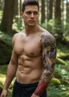 Kurt Kol Dövme Geçici Tattoo