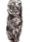 Kurt Saat Dövme Geçici Tattoo