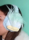 Mavi Renk Canavar Figürlü Peluş Kulaklık