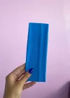 Mavi Renk Geniş Saç Bandı