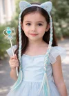 Mavi Renk Taç/Asa Set