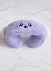 Mor Renk Ayıcık Figürlü Peluş Kulaklık