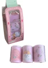 Pembe Renk 3lü Bigudi Set