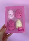 Pembe Renk 4´lü Makyaj Süngeri