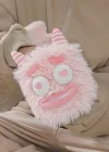 Pembe Renk Canavar Figürlü Peluş Sıcak Su Torbası