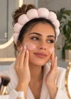 Pudra Renk Spa Havlu Taç