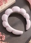 Pudra Renk Spa Havlu Taç