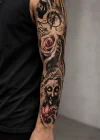 Pusula Kol Geçici Dövme Tattoo