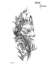 Tilki Geçici Dövme Tattoo