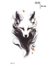 Tilki Geçici Dövme Tattoo