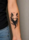 Tilki Geçici Dövme Tattoo