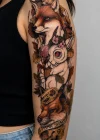 Tilki Kol Geçici Dövme Tattoo