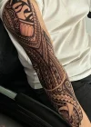 Tribal Kol Geçici Dövme Tattoo
