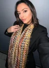 Turuncu Renk Örgü Detaylı Şal