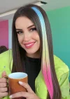 Yan Çıt Çıt Postiş / 3 Renk Ombre / 50 Cm
