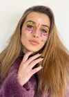 Yapışkanlı Yüz Stickeri  Dövme Tattoo