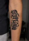 Yazılı Dövme Geçici Tattoo