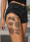 Yazılı Geçici Dövme Tattoo