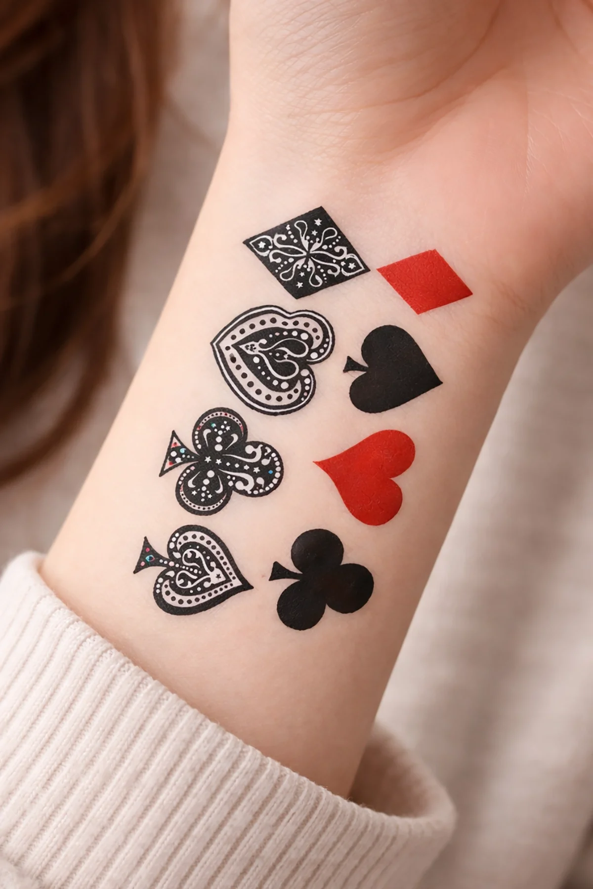 Geçici Kart Mini Dövme Tattoo