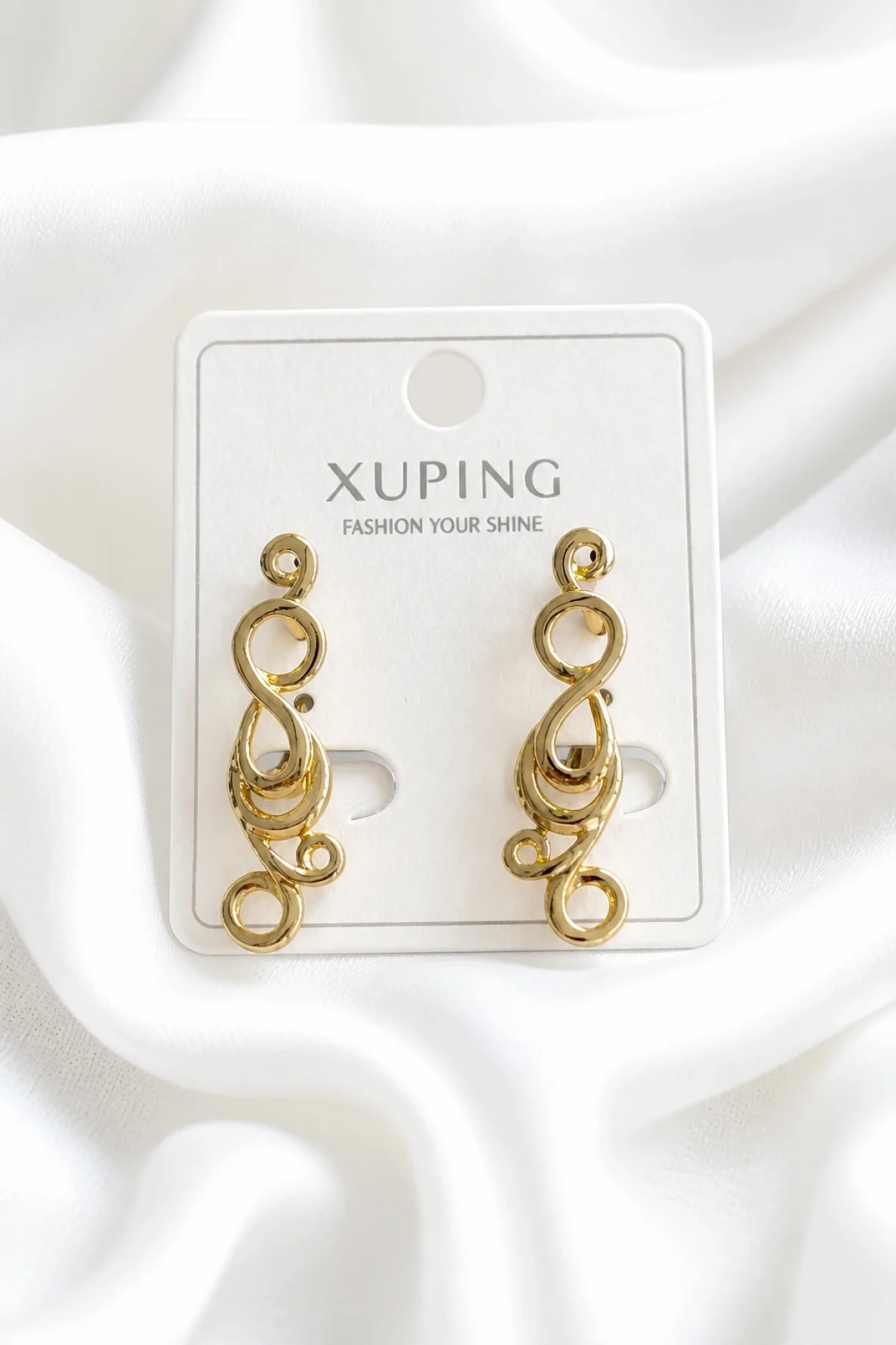 Altın Renk Xuping Küpe (Çift)