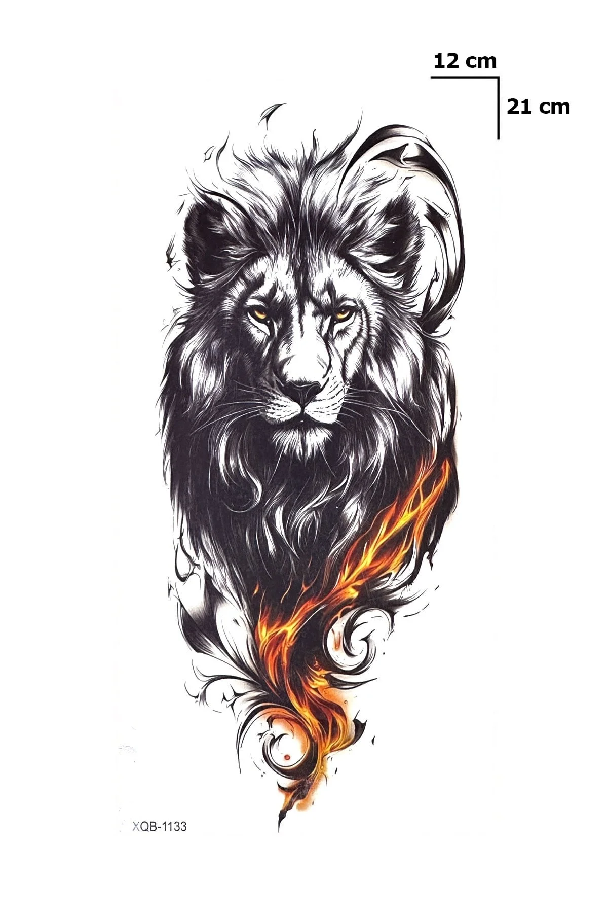 Aslan Dövme Geçici Tattoo