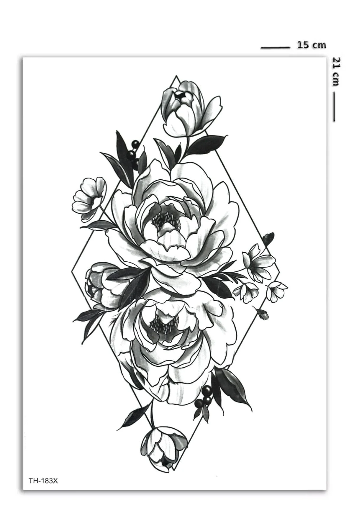 Çiçek Geçici Dövme Tattoo