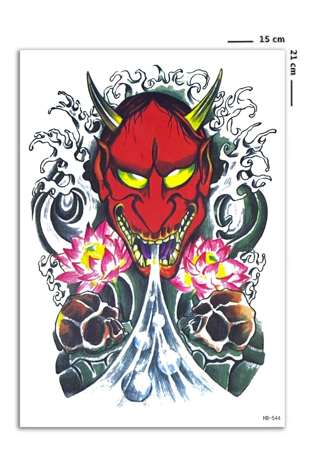 Devil Geçici Dövme Tattoo