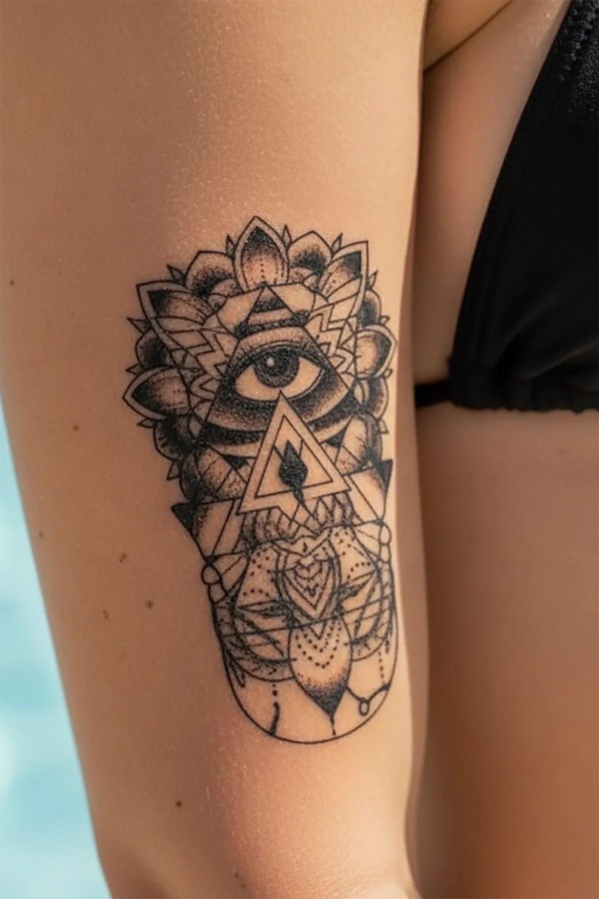 İlluminati Göz Geçici Dövme Tattoo