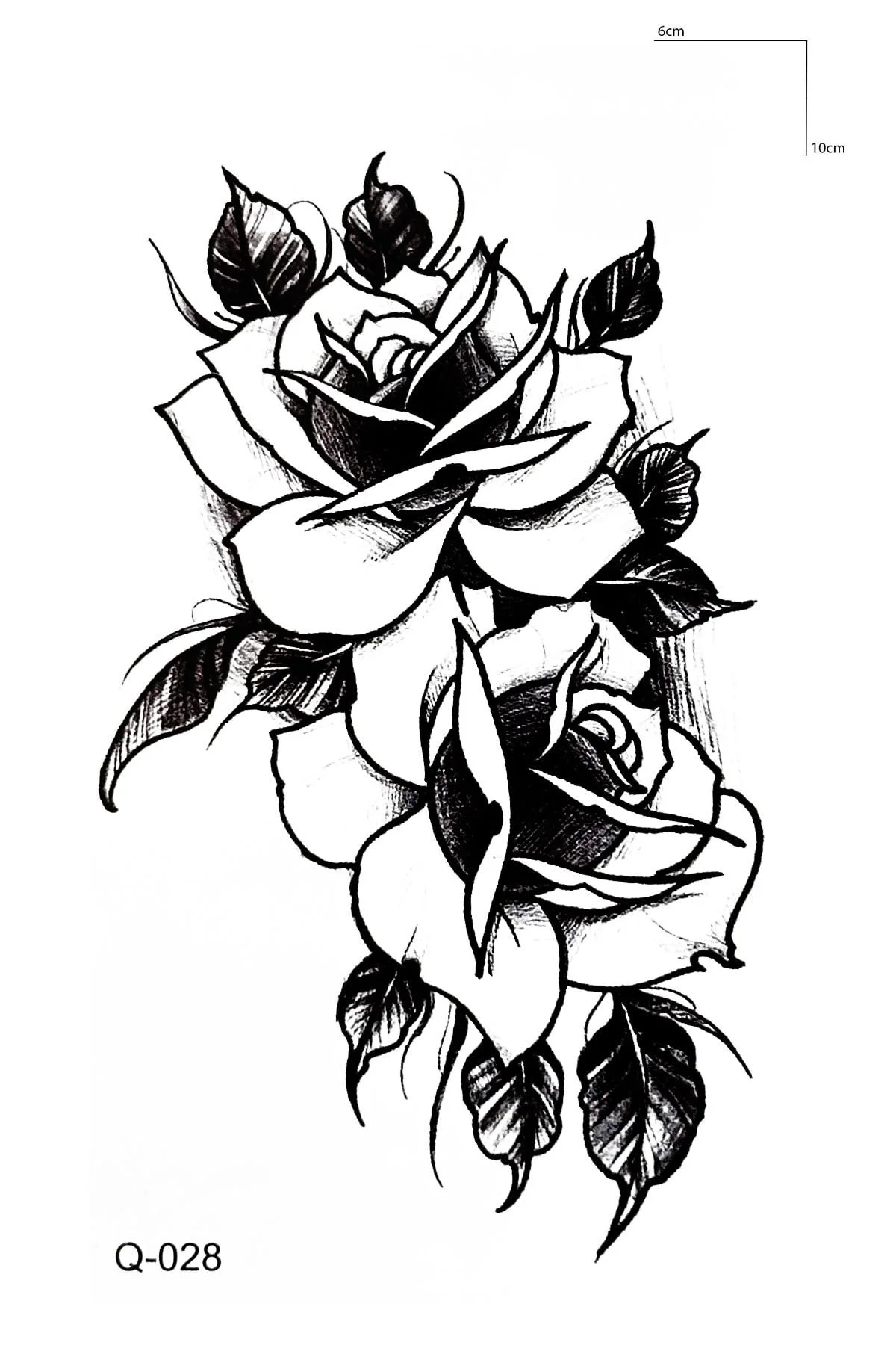 Gül Mini Geçici Dövme Tattoo
