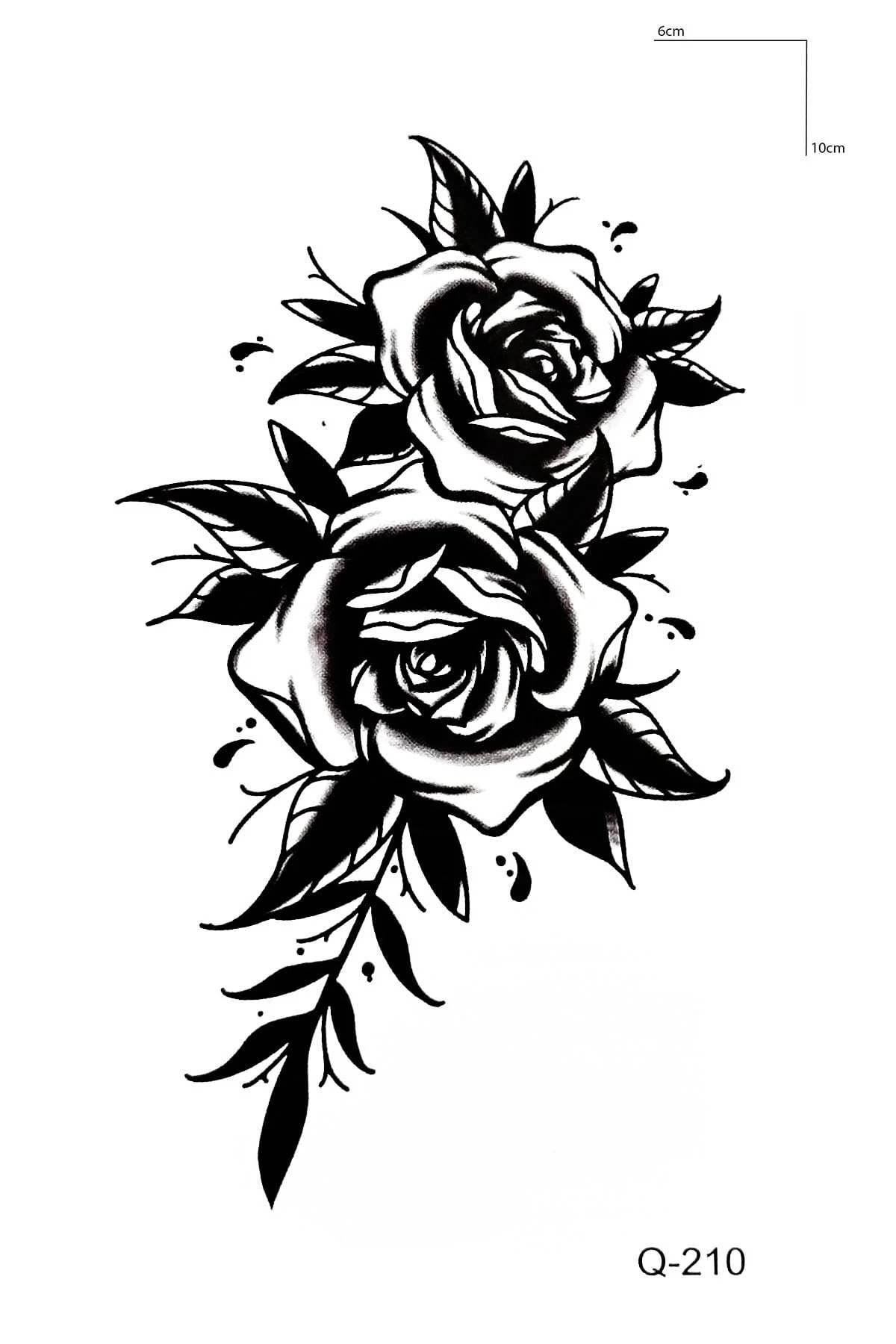 Gül Mini Geçici Dövme Tattoo
