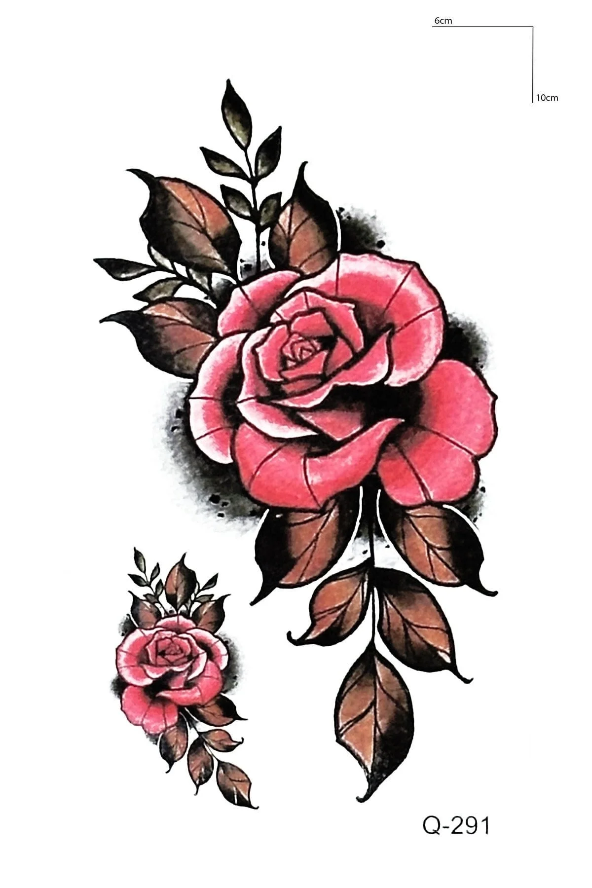 Gül Mini Geçici Dövme Tattoo