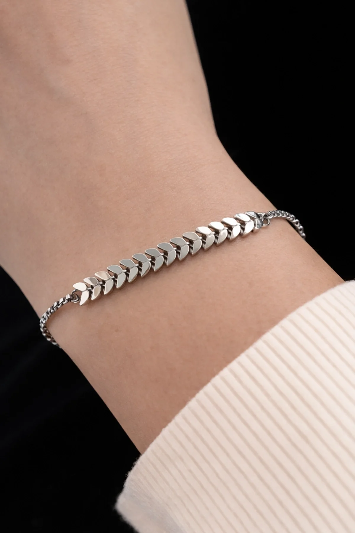 Gümüş Renk Çelik Bileklik (Unisex)