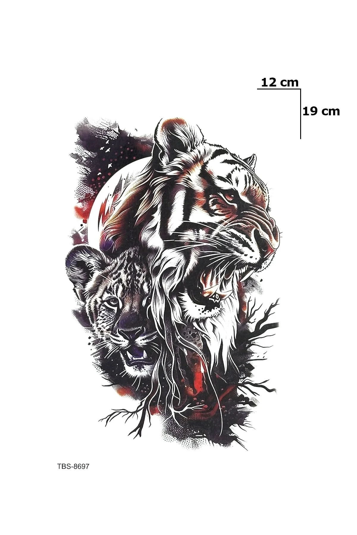 Kaplan Dövme Geçici Tattoo