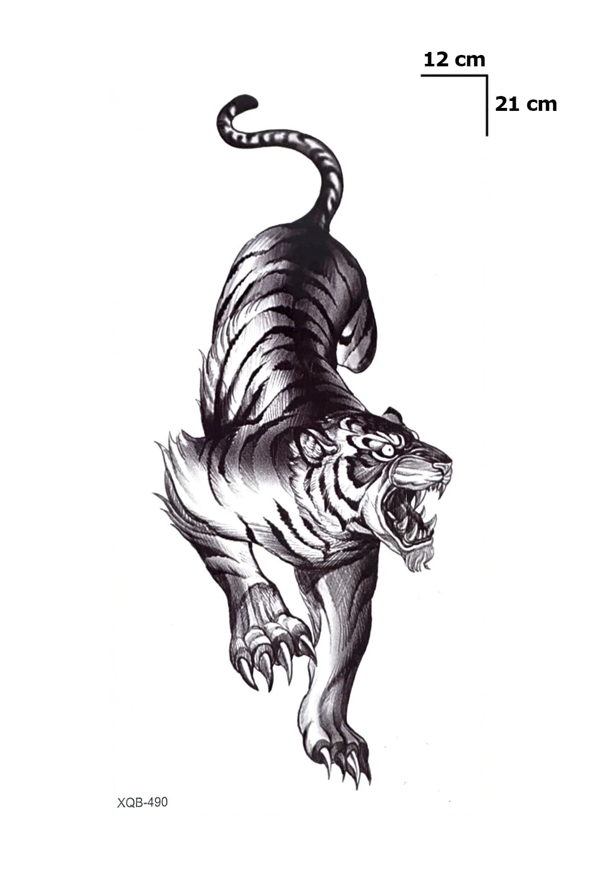 Kaplan Dövme Geçici Tattoo