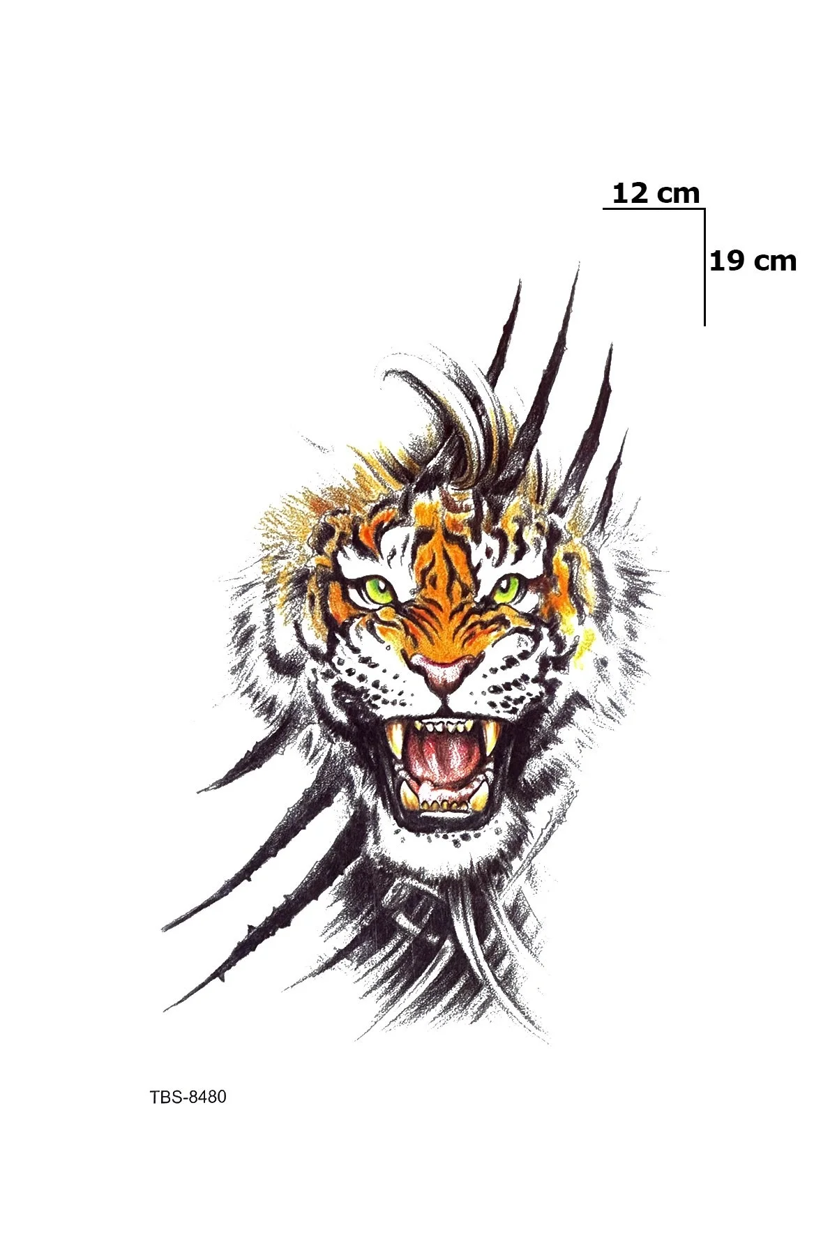 Kaplan Dövme Geçici Tattoo