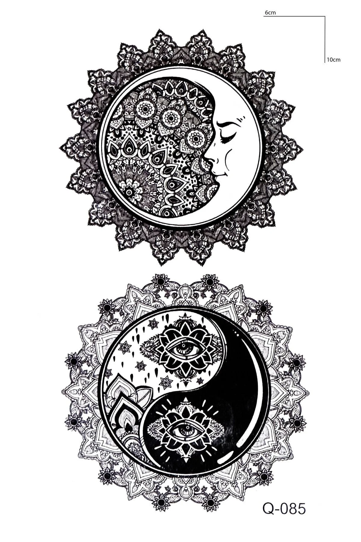 Mandala Mini Geçici Dövme Tattoo