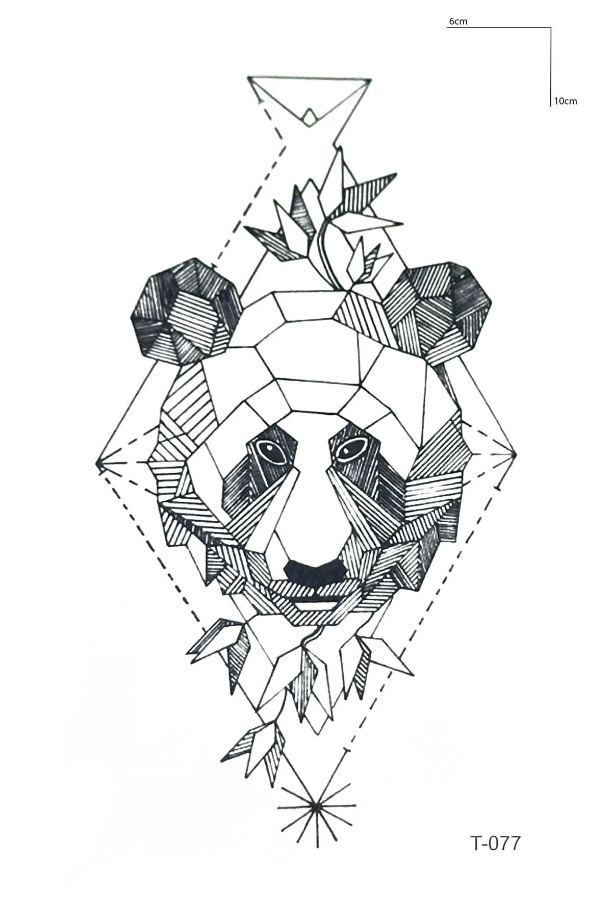 Panda Mini Geçici Dövme Tattoo