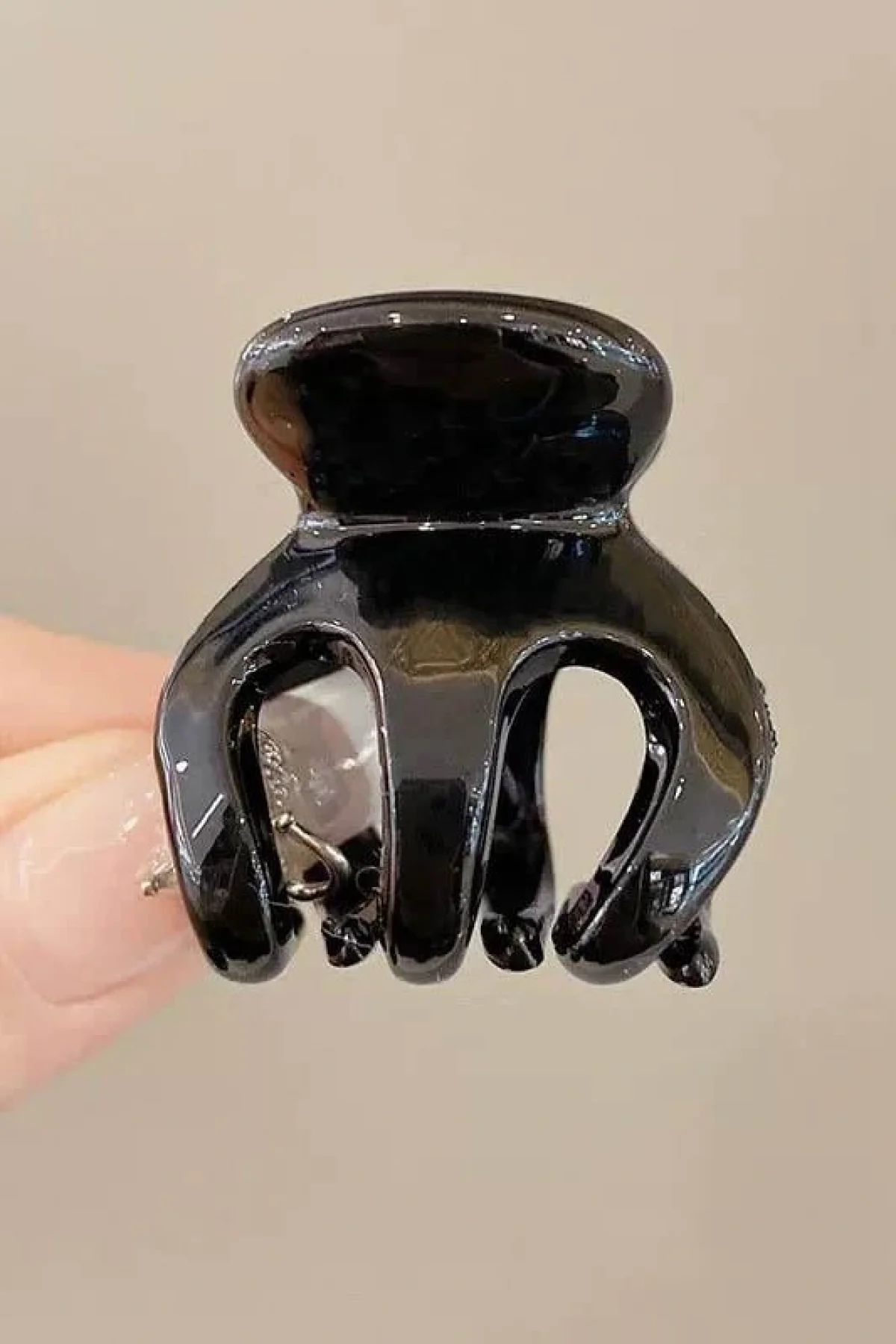 Siyah Renk Mini Mandal Toka