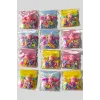 12li Karışık Figürlü Charmlı Çocuk Bileklik Set