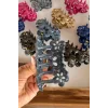 12li Karışık Renk Çiçek Figürlü Toka Set