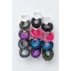 12li Karışık Renk Lastik Toka Set