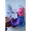 12li Karışık Renk Lastik Toka Set